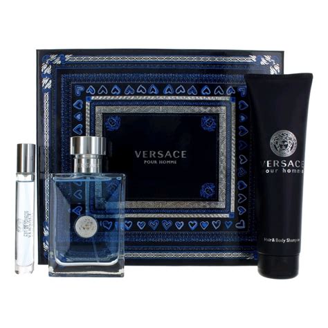 Versace Pour Homme Men Gift Set 